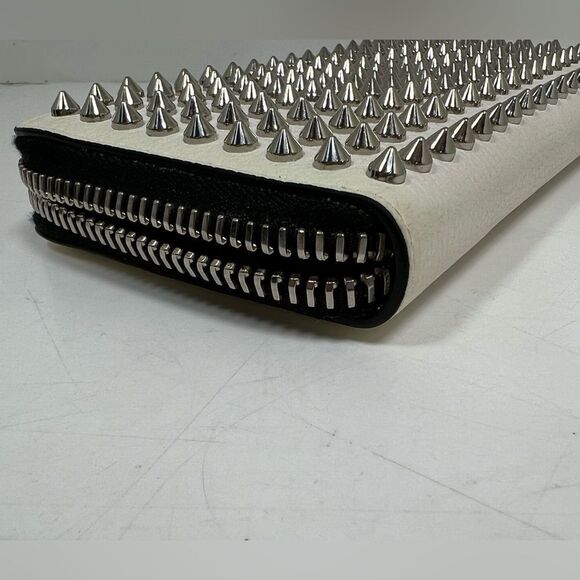 Christian Louboutin Panettone Spiked Zip Around Wallet - Picture 4 of 8